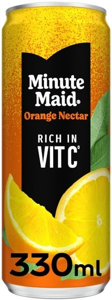 Minute Maid Orange Nectar Sleek blik Tray 24x33 cl