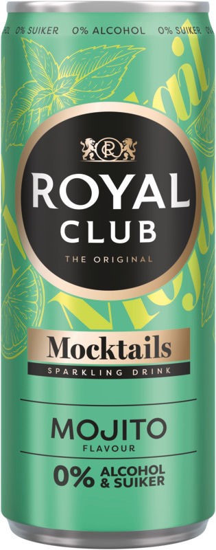 Royal Club Mojito 0% blik Tray 12x25 cl
