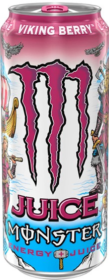 Monster Juice Viking Berry blik Tray 12x50 cl