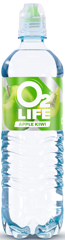 O2 Life Appel Kiwi pet Tray 6x75 cl