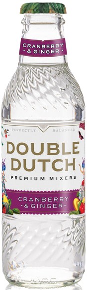 Double Dutch Cranberry-Ginger Tray 24x20 cl