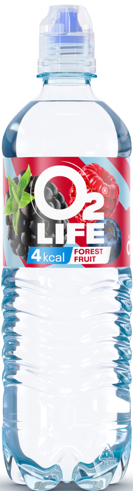 O2 life Blue Forest Fruit Tray 6x75 cl