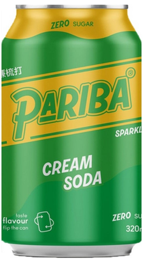 Pariba Cream Soda blik Tray 12x32 cl