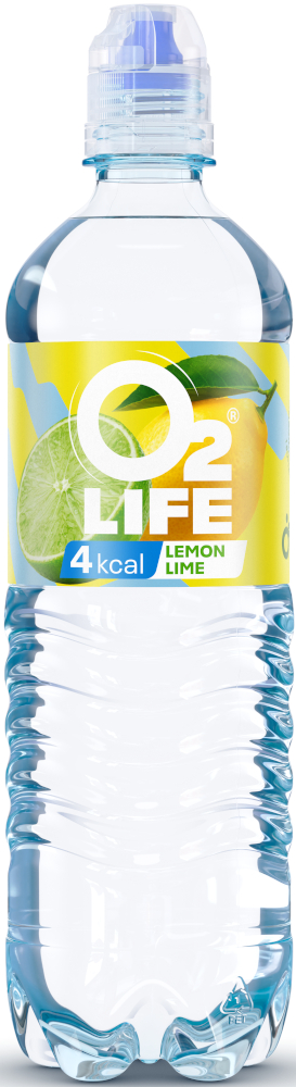O2 Life Blue Lemon Lime Tray 6x75 cl