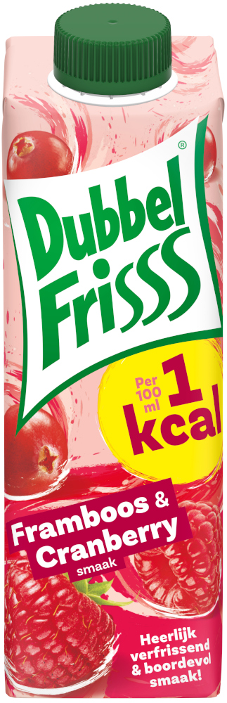 Dubbelfris Framb.-Cranberry 1Kcal Tray 8x35 cl