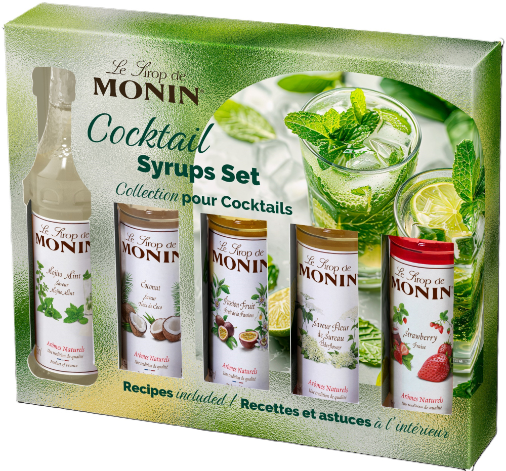 Monin Cocktail miniaturenset Omdoos 12x5x5 cl