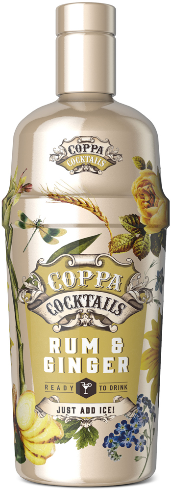 Coppa Cocktails Rum  Ginger Fles 70 cl 10%