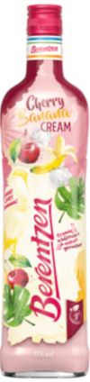 Berentzen Cherry Banana Cream Fles 70 cl 15%