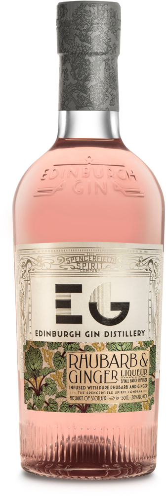 Edinburgh Gin RhubarbGinger liq. Fles 50 cl 20%