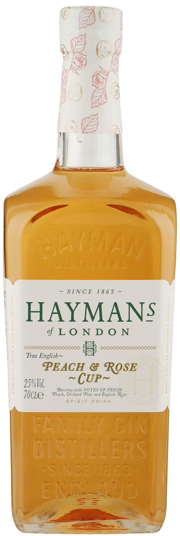 Hayman's Peach  Rose Cup Fles 70 cl 25%