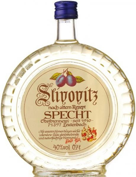 Slivovitz Specht Fles 70 cl 40%