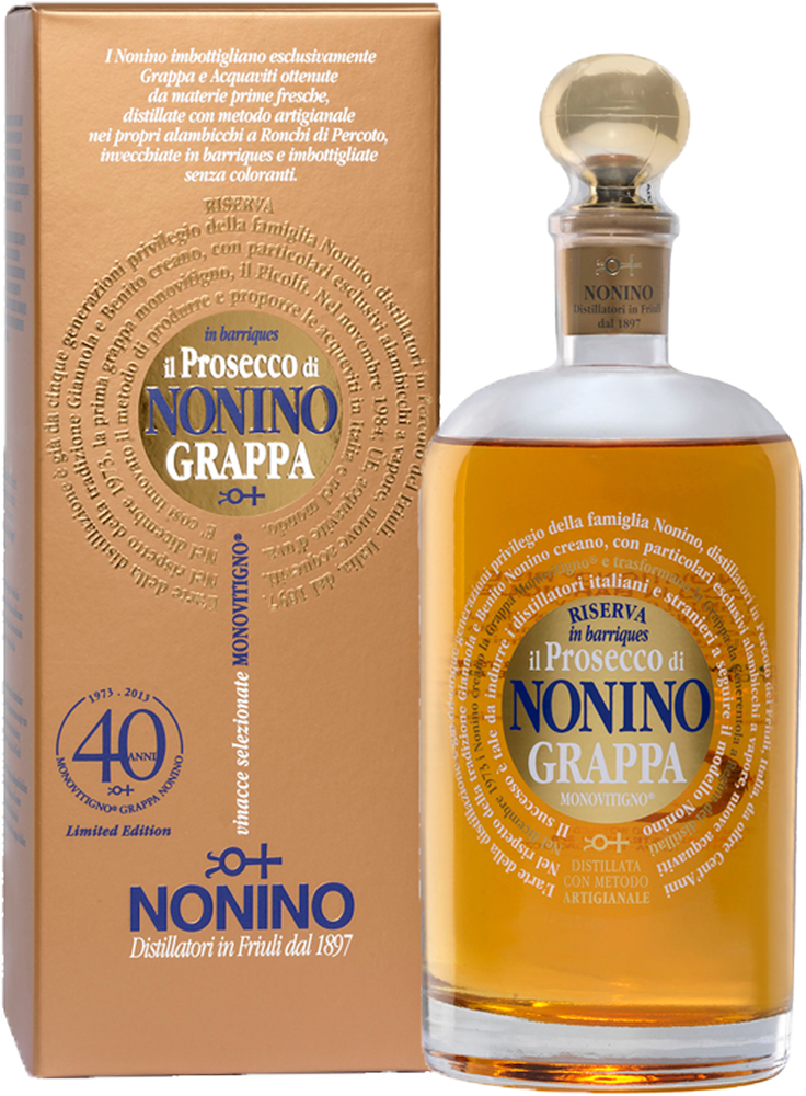Nonino Grappa Prosecco Barrique Fles 70 cl 41%