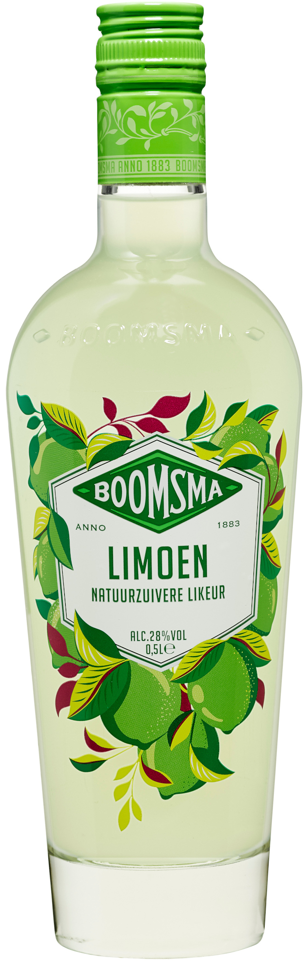 Boomsma Limoen Likeur Fles 50 cl 28%