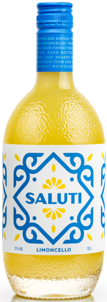 Saluti Limoncello Fles 70 cl 31%