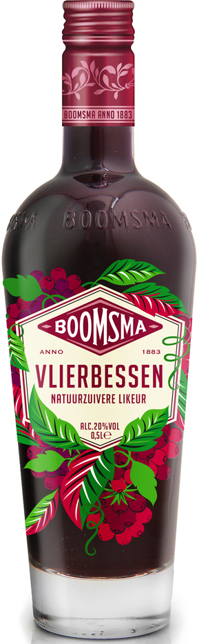 Boomsma Vlierbessen likeur Fles 50 cl 20%