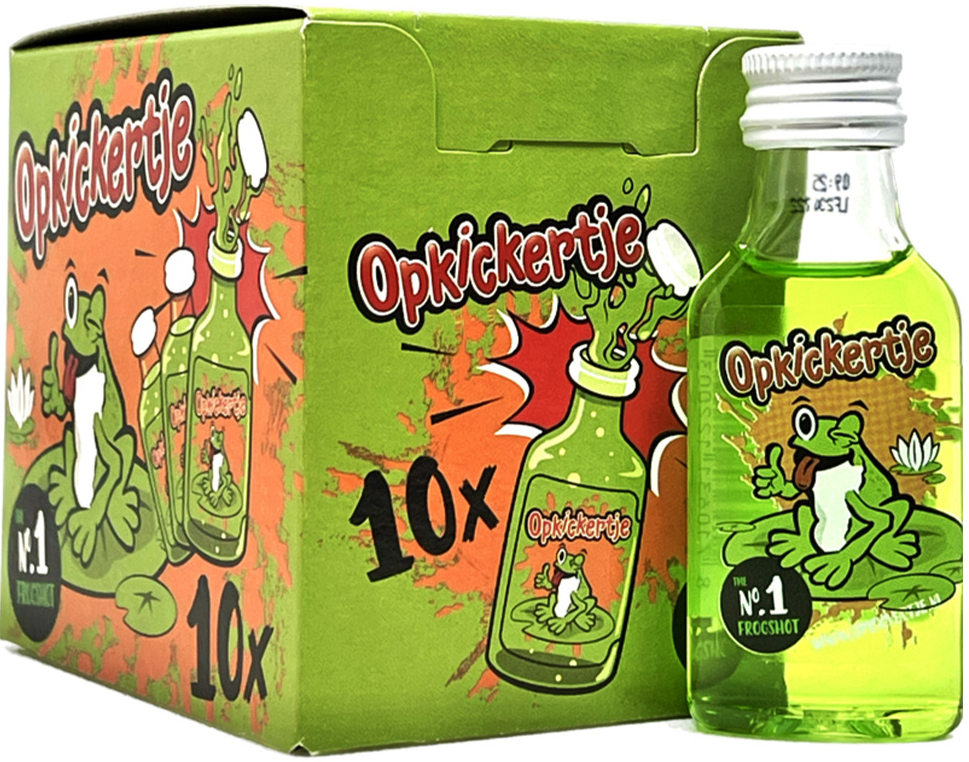 Opkickertje mini Doos 16x10x2 cl 12%