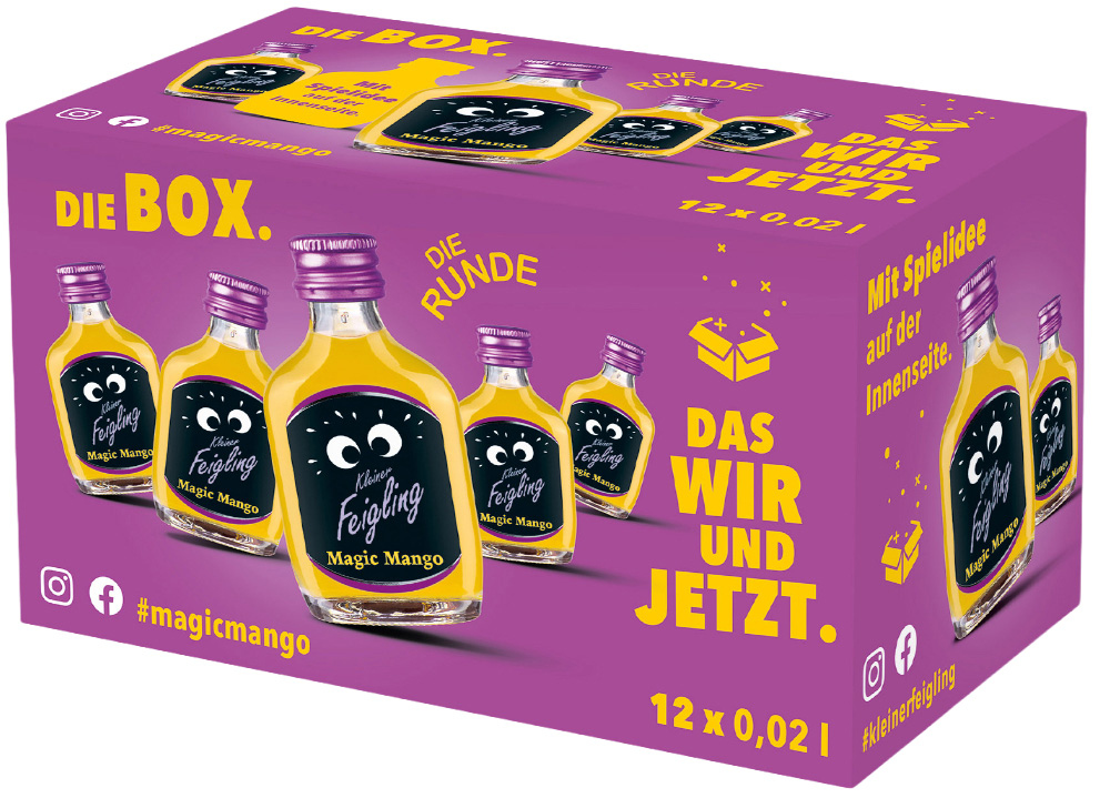 Kleiner Feigling Magic Mango Doos 12x2 cl 15%