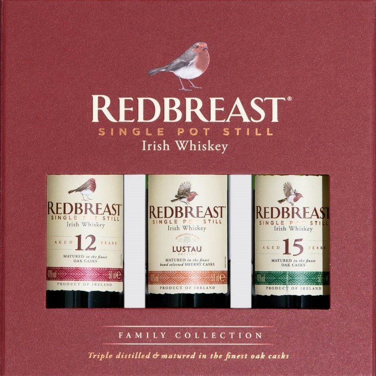 Redbreast Tripack Doos 3x5 cl 44%