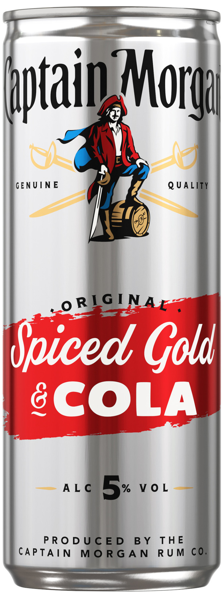 Captain Morgan  Cola blik Tray 12x25 cl 5%