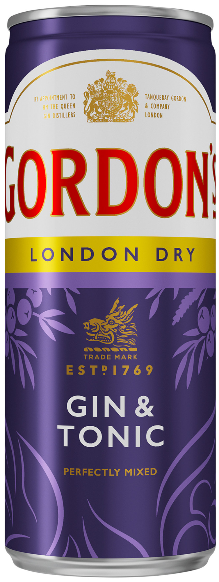 Gordon's  Tonic blik Tray 12x25 cl 6%