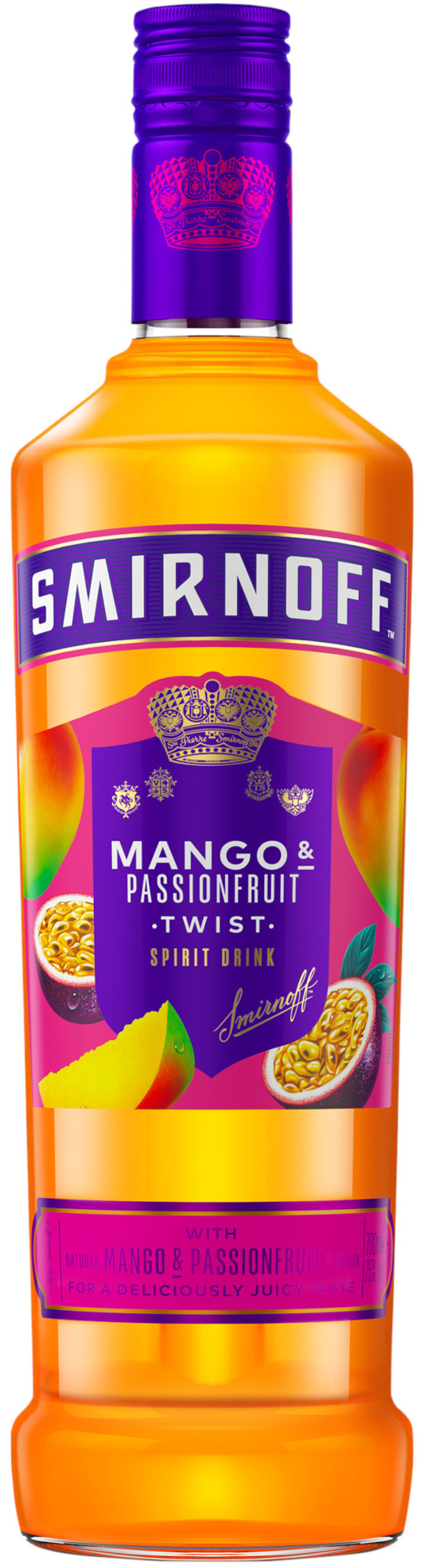 Smirnoff Mango  Passionfruit Fles 70 cl 25%