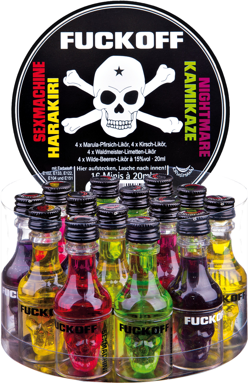 Fuck Off - Sortering Tray 16x2 cl 15%