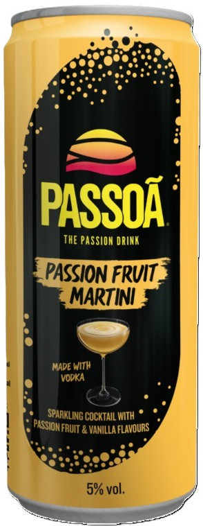 Passoa Passion Fruit Martini blik Tray 12x25 cl 5%