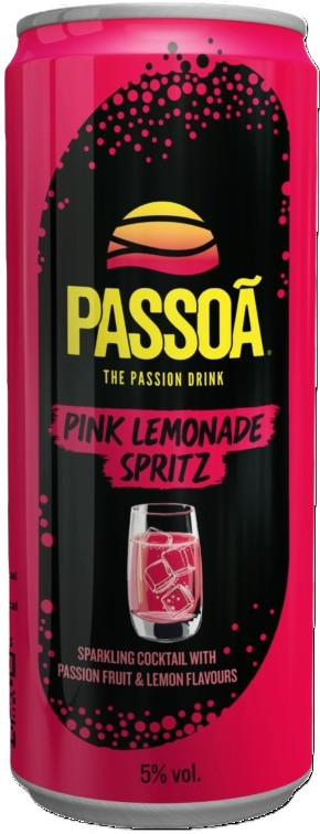Passoa Pink Lemonade Spritz blik Tray 12x25 cl 5%