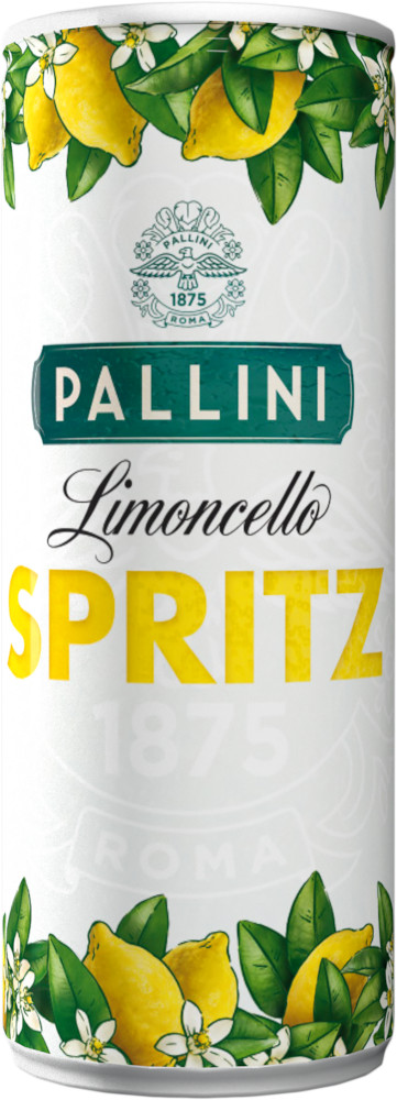 Pallini Limoncello Spritz blik Doos 12x25 cl 5,5%
