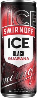 Smirnoff Ice Black Guarana blik Tray 12x25 cl 4,7%
