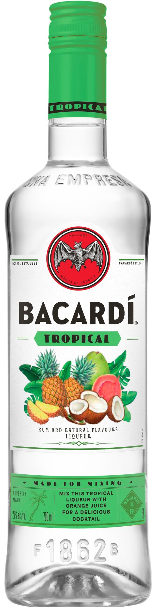 Bacardi Tropical Fles 70 cl 27%