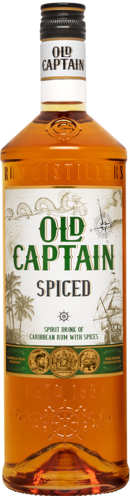 Old Captain Spiced Fles 100 cl 35%