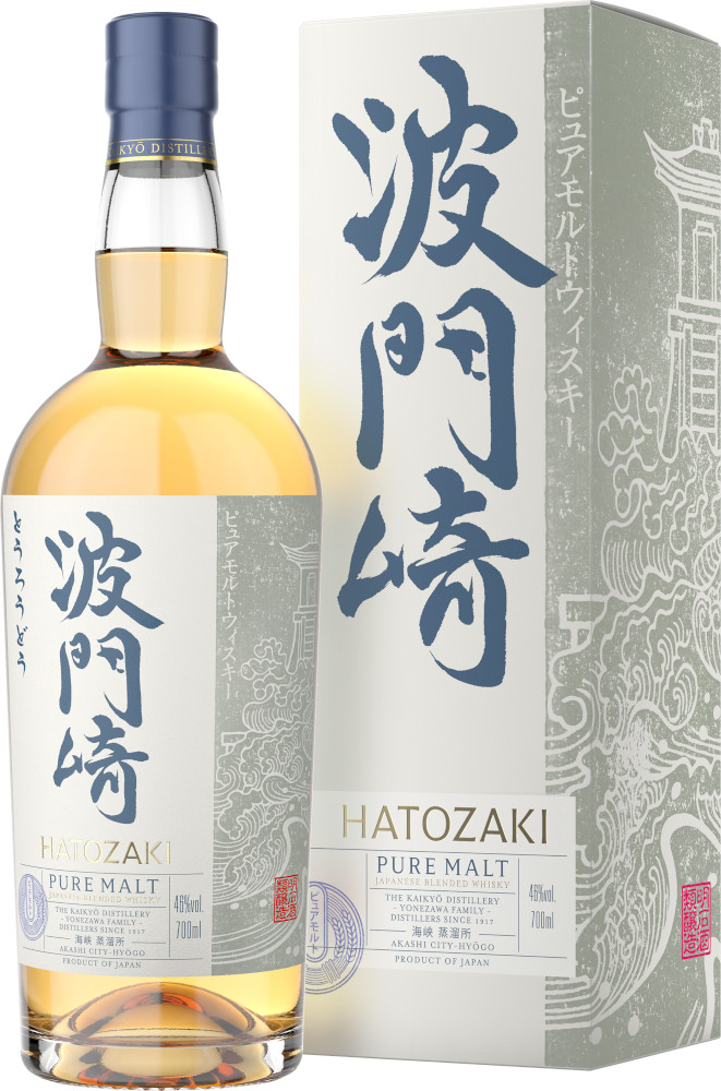 Hatozaki Pure Malt Japanese Whisky Fles 70 cl 46%