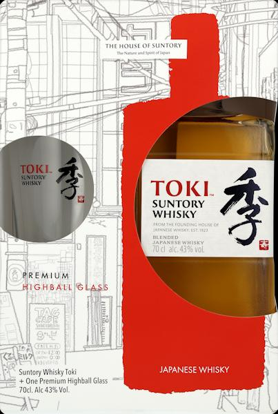 Suntory Toki + glas Fles 70 cl 43%