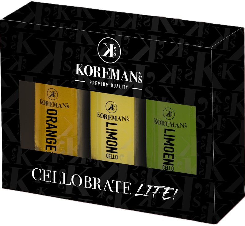 Koreman's Cello Tasting GV Doos 3x10 cl 28%