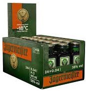 Jagermeister mini Tray 24x4 cl 35%