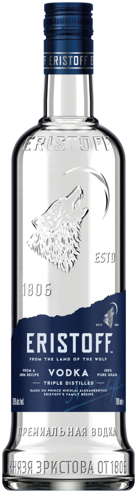 Eristoff Wodka Fles 70 cl 37,5%
