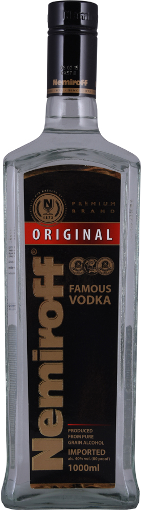 Nemiroff De Luxe Vodka Fles 100 cl 40%