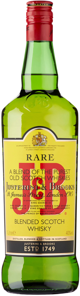 J  B Justerini  Brooks Fles 100 cl 40%