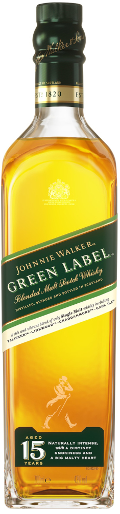 Johnnie Walker Green 15Y Fles 70 cl 43%