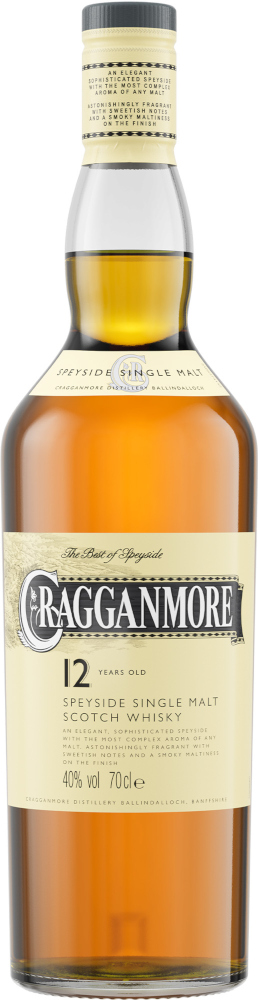 Cragganmore Malt 12Y Fles 70 cl 40%