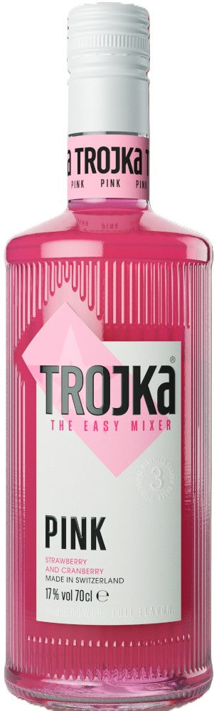 Trojka Wodka Pink Fles 70 cl 17%
