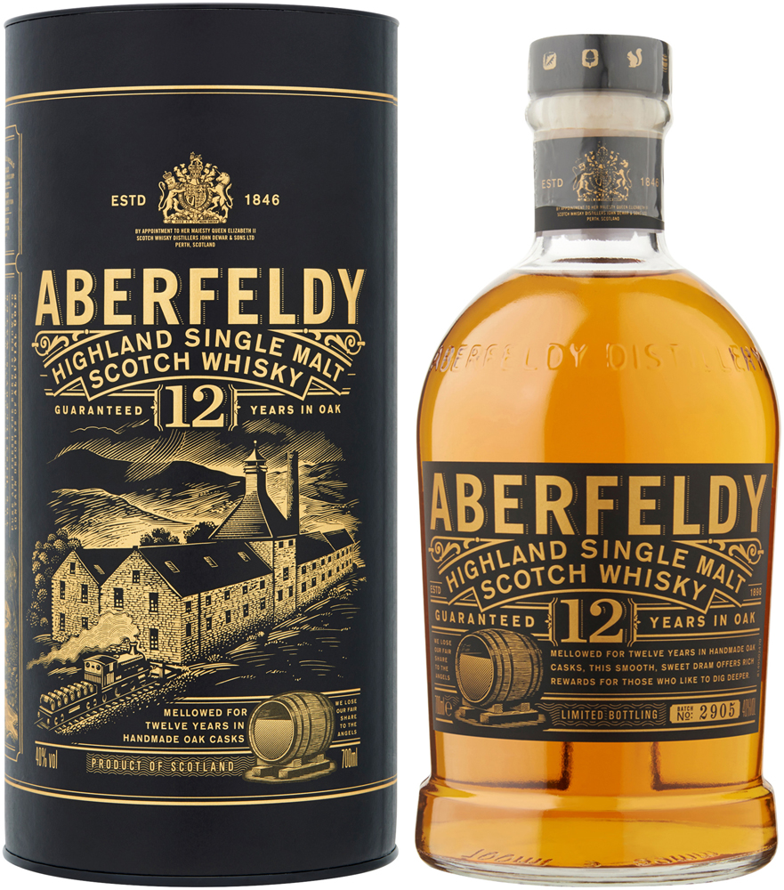 Aberfeldy 12Y Gold Giftbox Fles 70 cl 40%