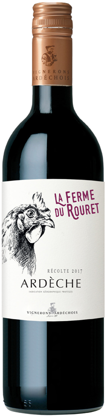 Ferme Rouret Boerenwijn Rood IGP Fles 100 cl 13%