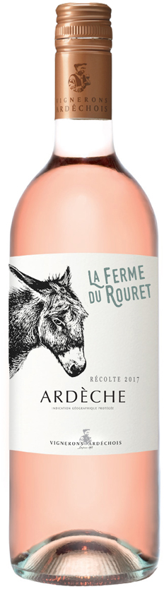 Ferme Rouret Boerenwijn Rose IGP Fles 100 cl 12,5%