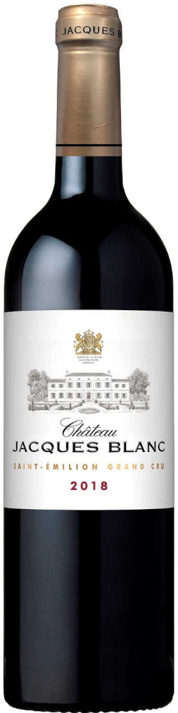 Ch.Jacques Blanc StEmilion GC’18  Fles 75 cl 14,5%