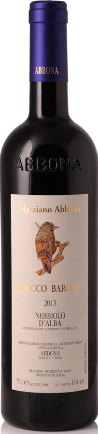 Nebbiolo D'Alba Bricco Barone Fles 75 cl 14,5%