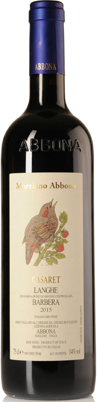 Langhe Barbera Casaret Fles 75 cl 14%