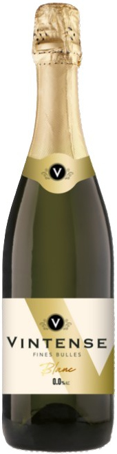 Vintense Blanc Bubbels 0% Fles 75 cl