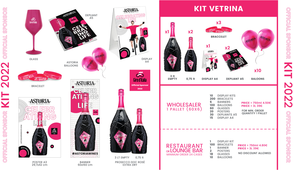 Astoria Giro 2025 Display kit Stuk 2x75 cl 11%